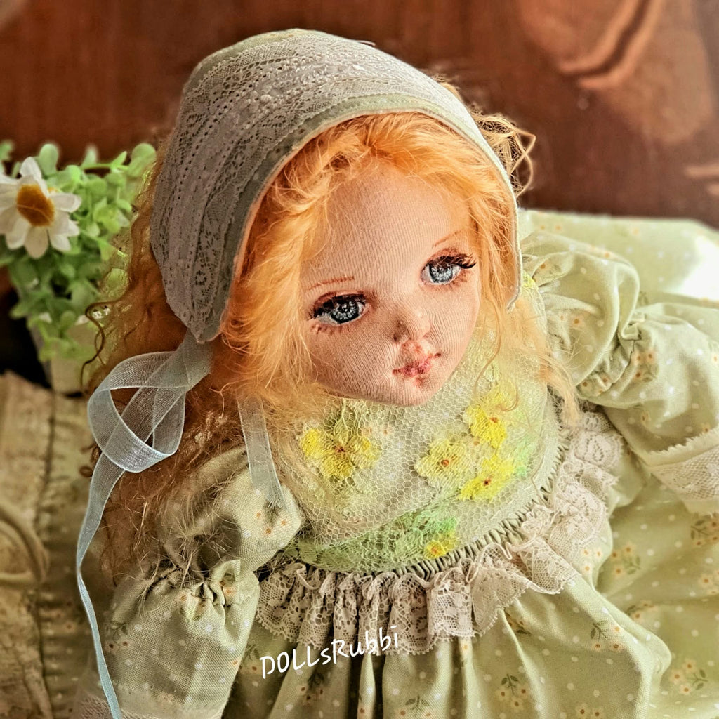 Muñeca Textil Articulada "Olivia" - Edición Única de Colección Premium