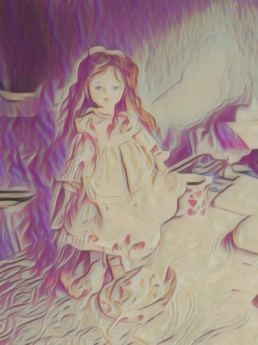 Muñeca Articulada Textil "Luna"