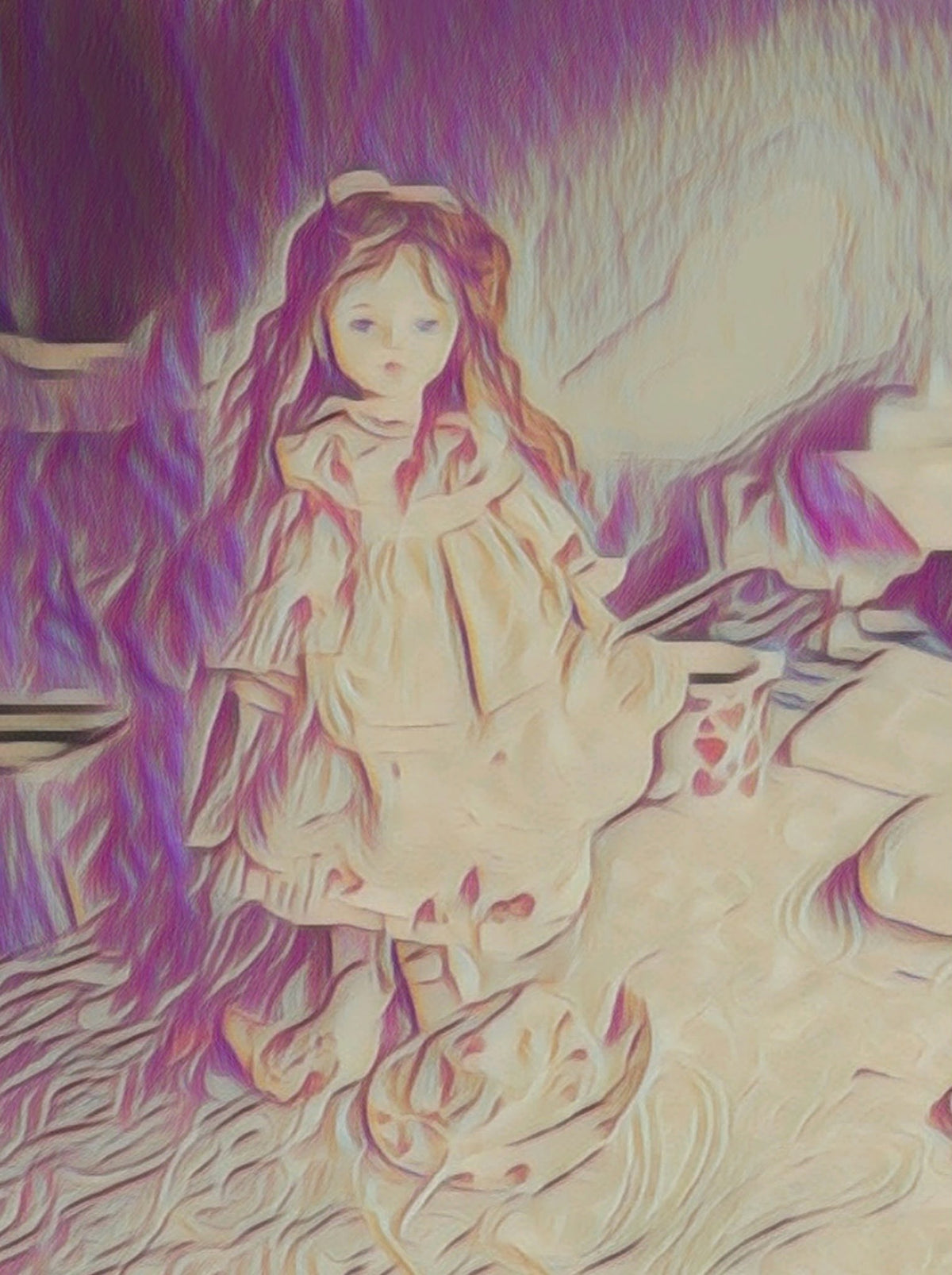 Muñeca Articulada Textil "Luna"